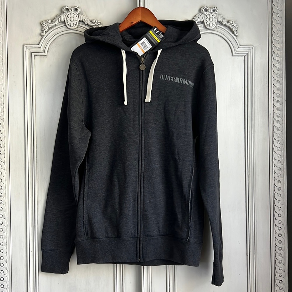 NWT Men’s Under Armour Charged Cotton Cold Gear Zip Hoodie Size S